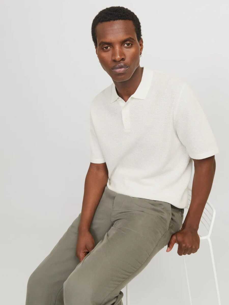 Jack Jones George Regular Fit Polo Yaka Triko Erkek Tişört 12268281 - 3