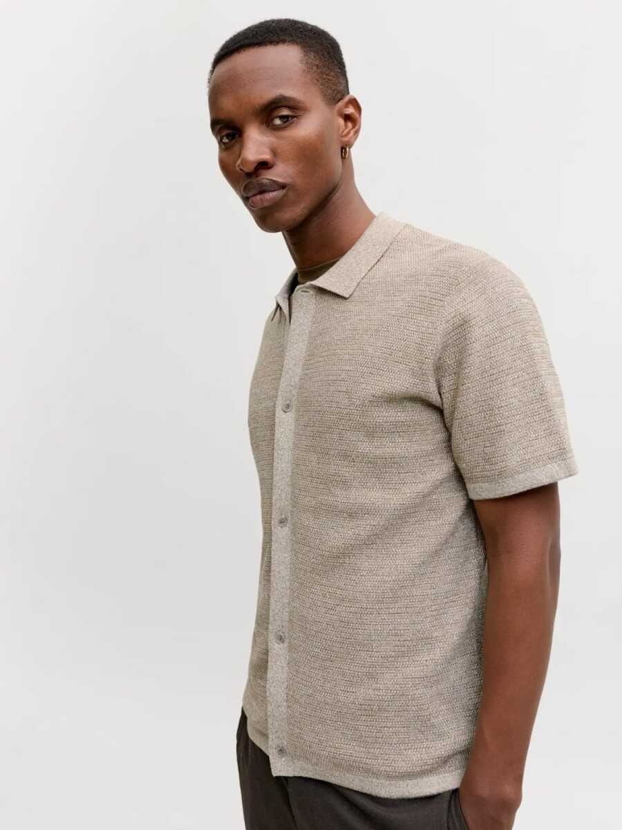 Jack Jones George Regular Fit Triko Erkek Polo Tişört 12288253 - 3