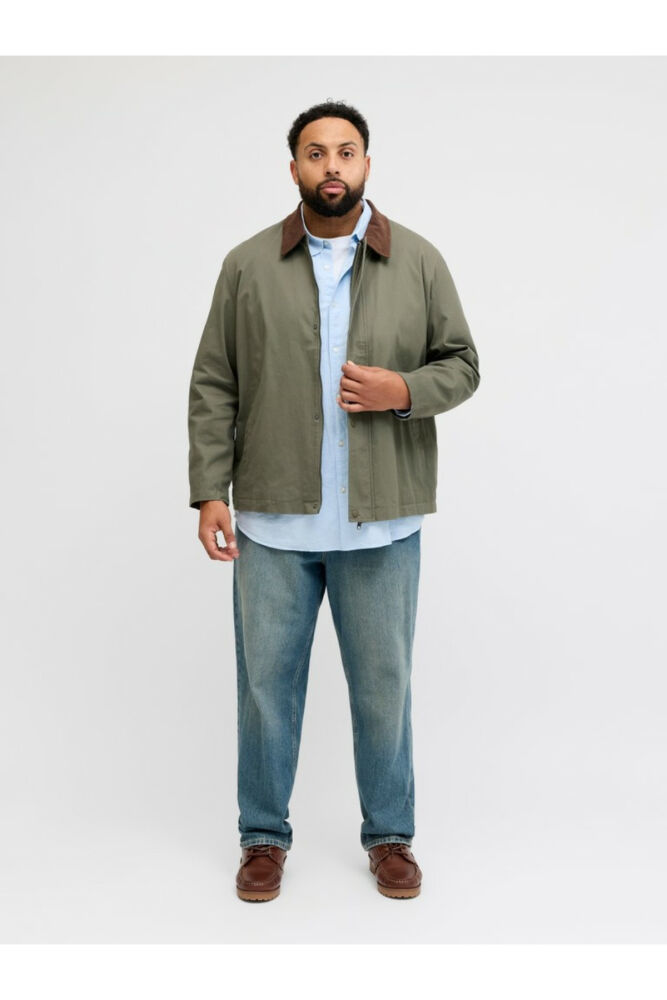 Jack Jones Graham Worker Büyük Beden Erkek Ceket 12289035 (1)