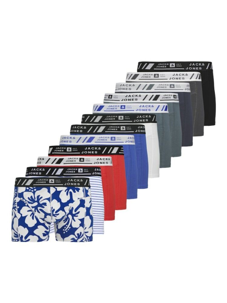 Jack Jones Hawaıı Style 12 Li Paket Erkek Boxer 12277826