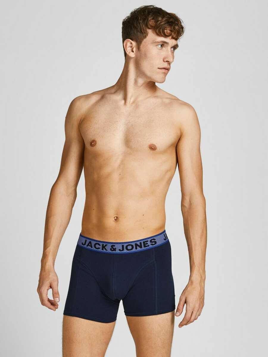 Jack Jones Ian Solıd 3 Lü Paket Erkek Boxer 12198233 - 3