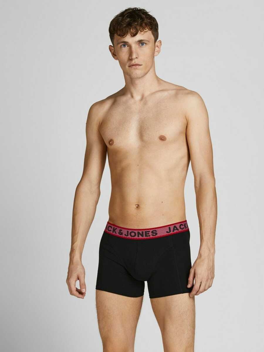 Jack Jones Ian Solıd 3 Lü Paket Erkek Boxer 12198233 - 4