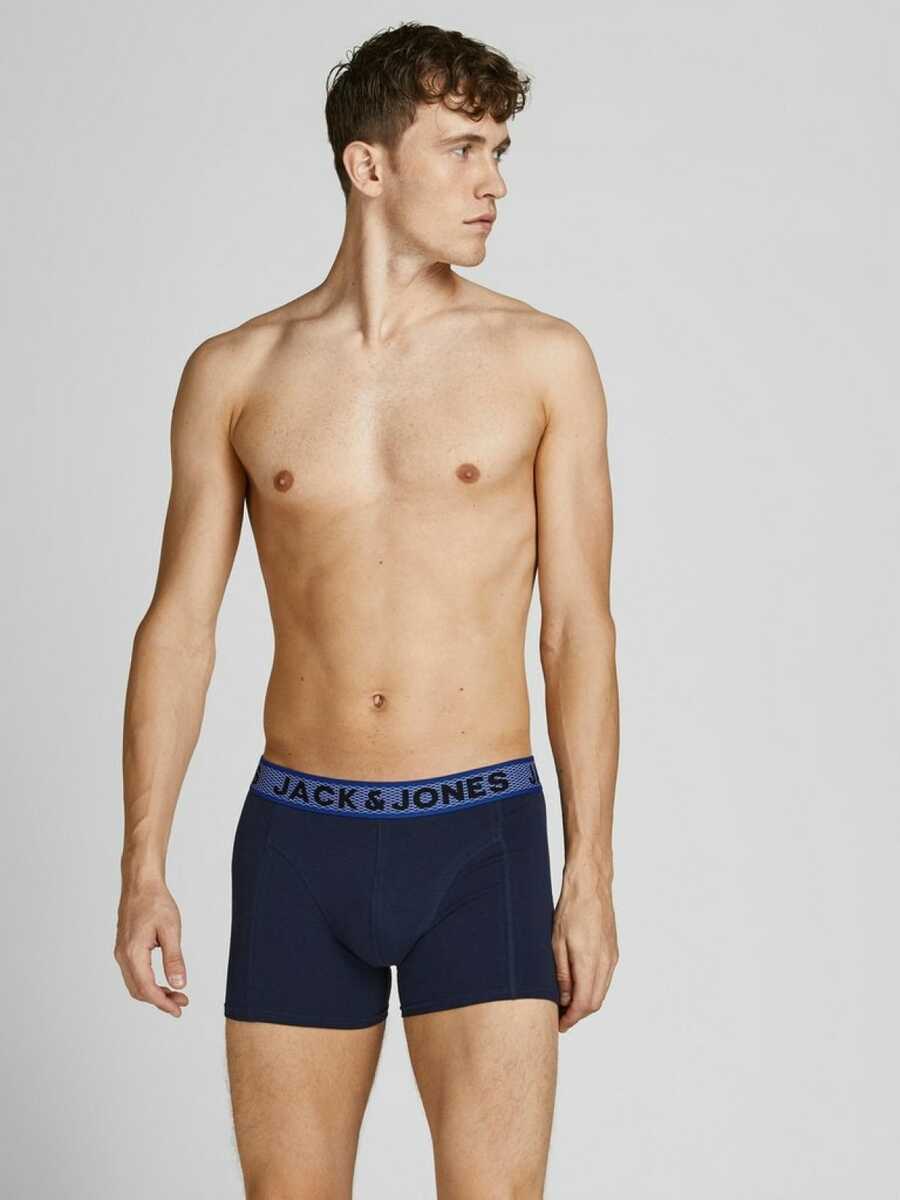 Jack Jones Ian Solıd 3 Lü Paket Erkek Boxer 12198233 - 5