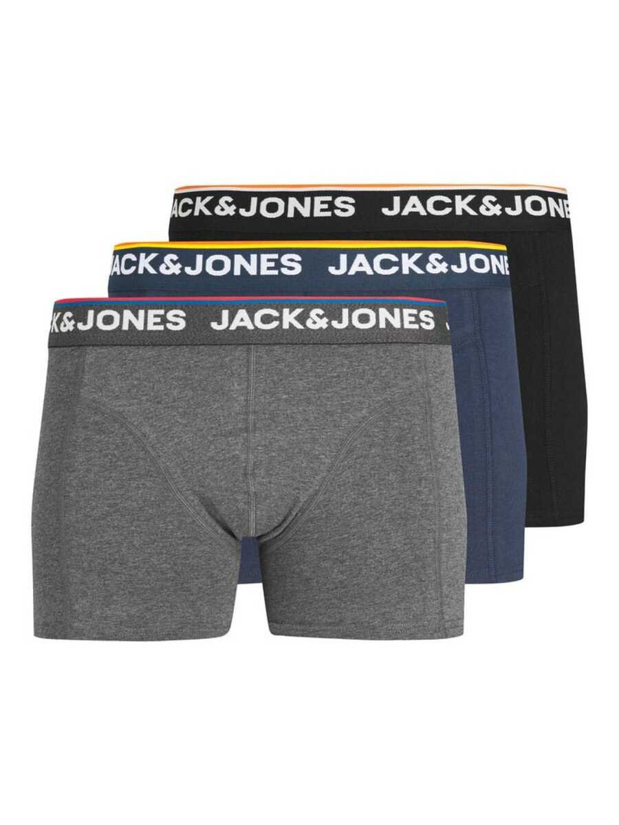Jack Jones Jacdon 3'lü Erkek Boxer 12213087 - 1