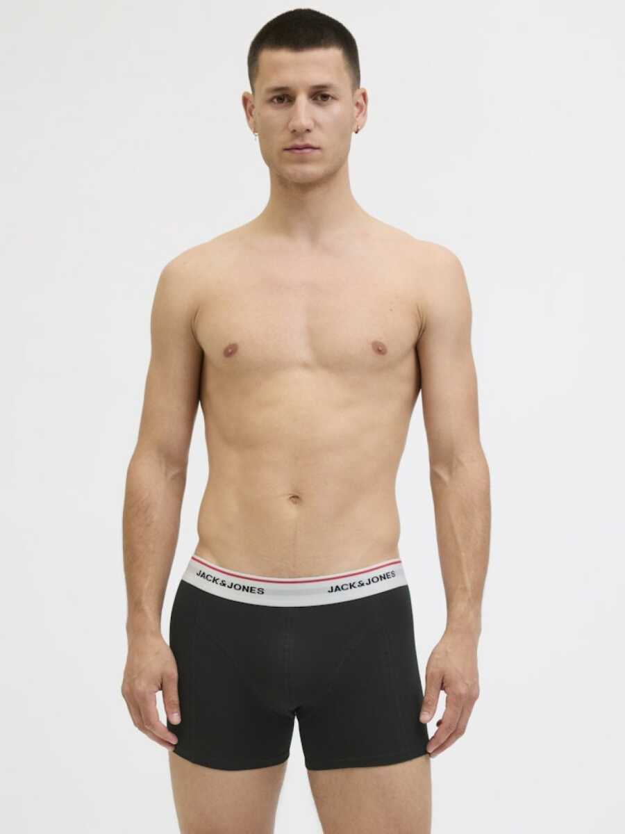 Jack Jones Jackayden Solıd Trunks 3 Pack Sn Boxer 12281999 - 5