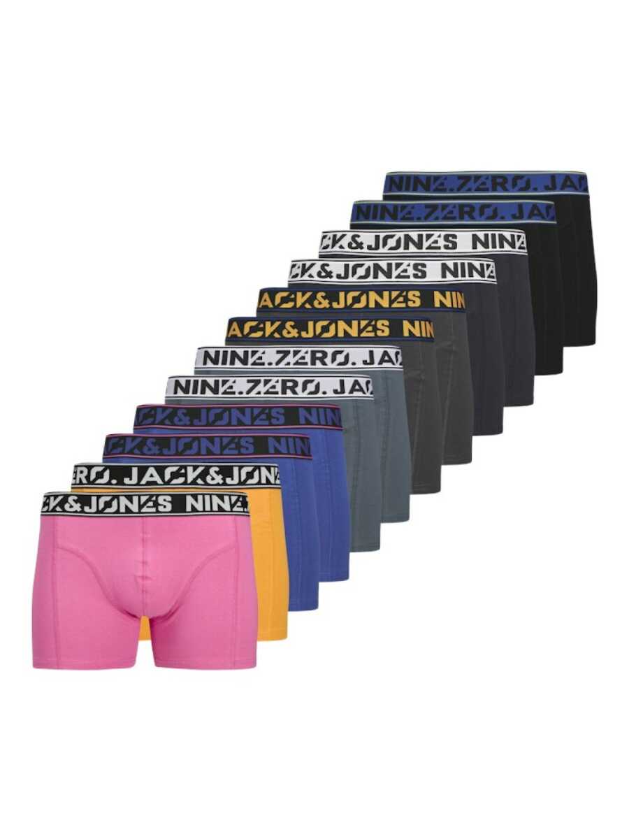 Jack Jones Jacnıne Zero Solıd Trunks 12 Pack Ln Boxer 12277575 - 1