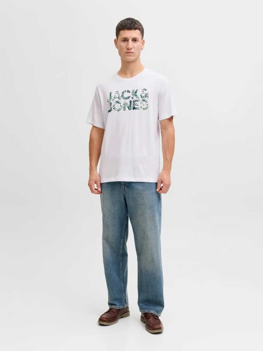 Jack Jones Jeff Logo Regular Fit Erkek Tişört 12288536 (1)