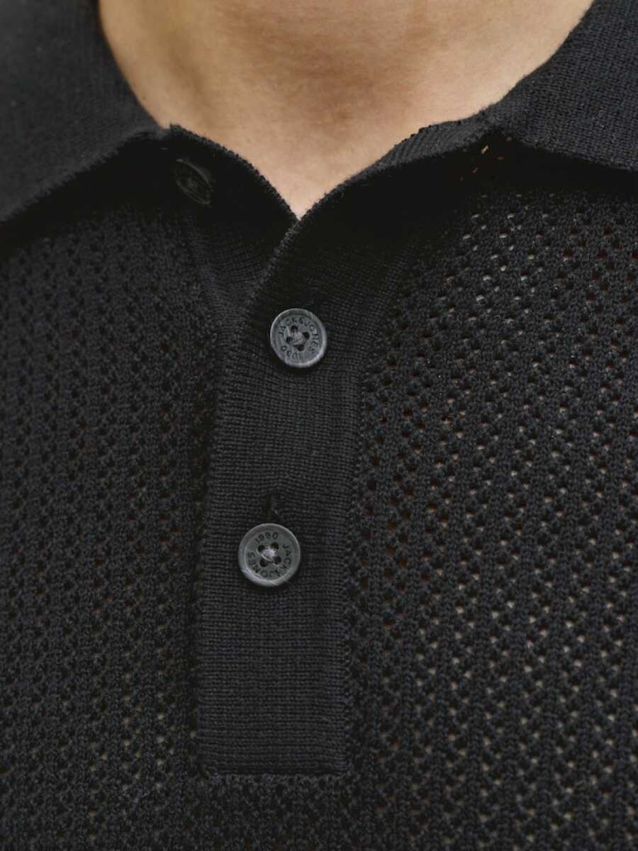 Jack Jones Jess Regular Fit Polo Yaka Triko Erkek Tişört 12288543 - 3