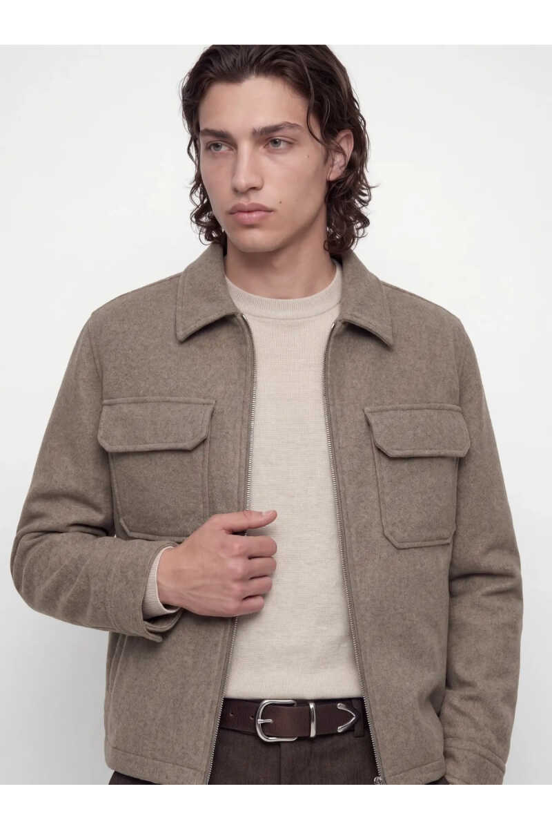 Jack Jones Jprbluwakefıeld Wool Blend Sn Erkek Mont 12300742 - 3