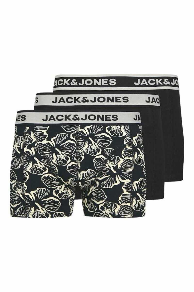 Jack Jones Lıam Flower 3 Lü Paket Erkek Boxer 12286178 - 1