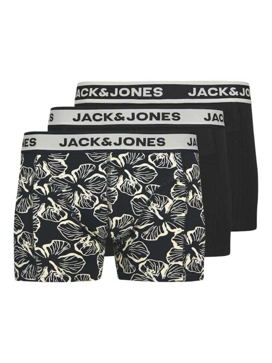 Jack Jones Lıam Flower 3 Lü Paket Erkek Boxer 12286178 - 2