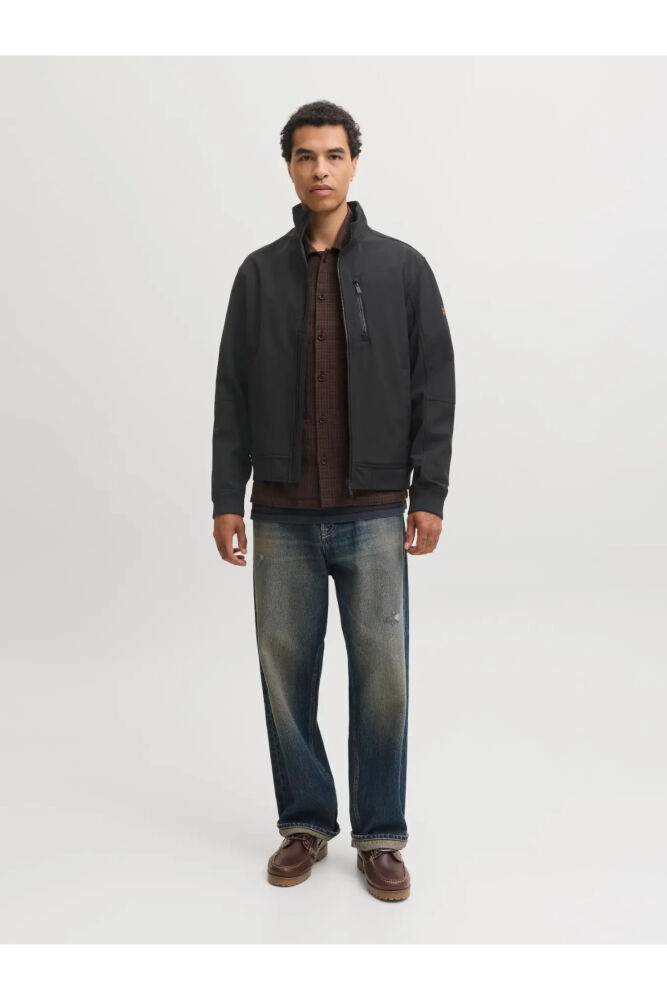 Jack Jones Lıam Softshell Bomber Erkek Ceket 12299150 (1)