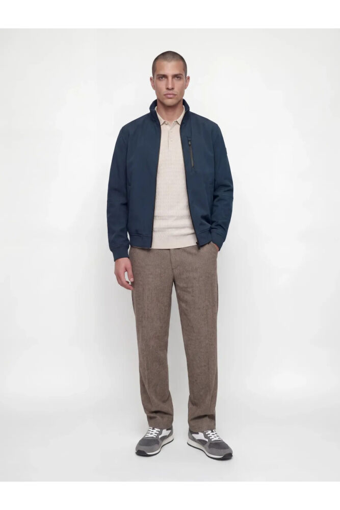 Jack Jones Lıam Softshell Bomber Erkek Ceket 12299150 (1)