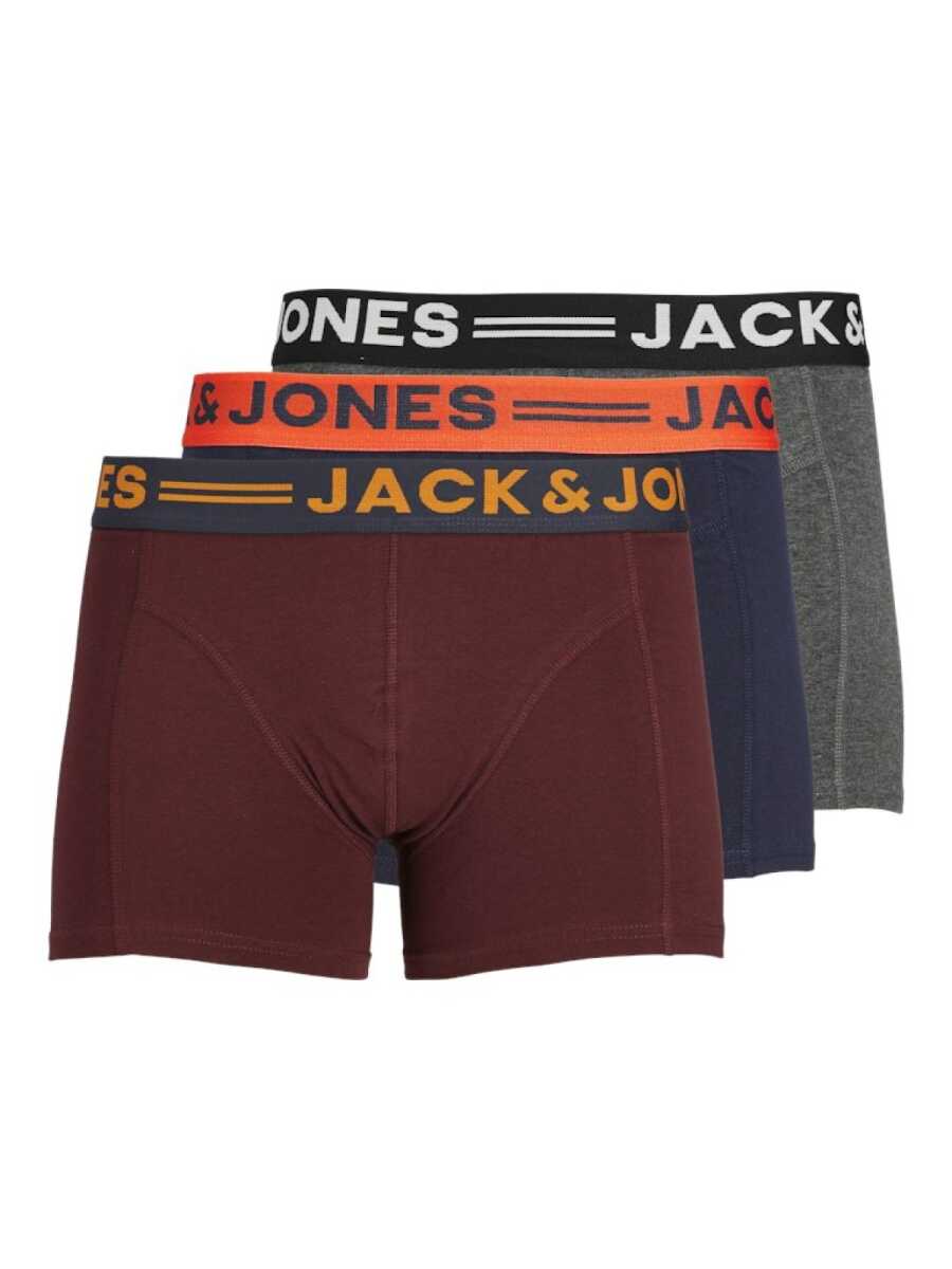 Jack Jones Lıcfıeld 3 Lü Paket Erkek Boxer 12113943 - 1