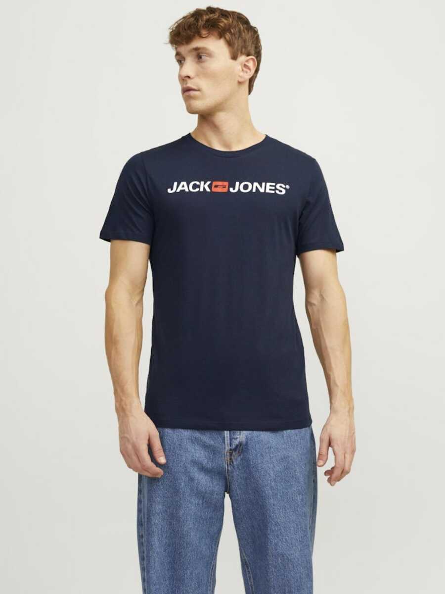 Jack Jones Logo Crew Neck Noos Erkek Tişört 12137126 - 1