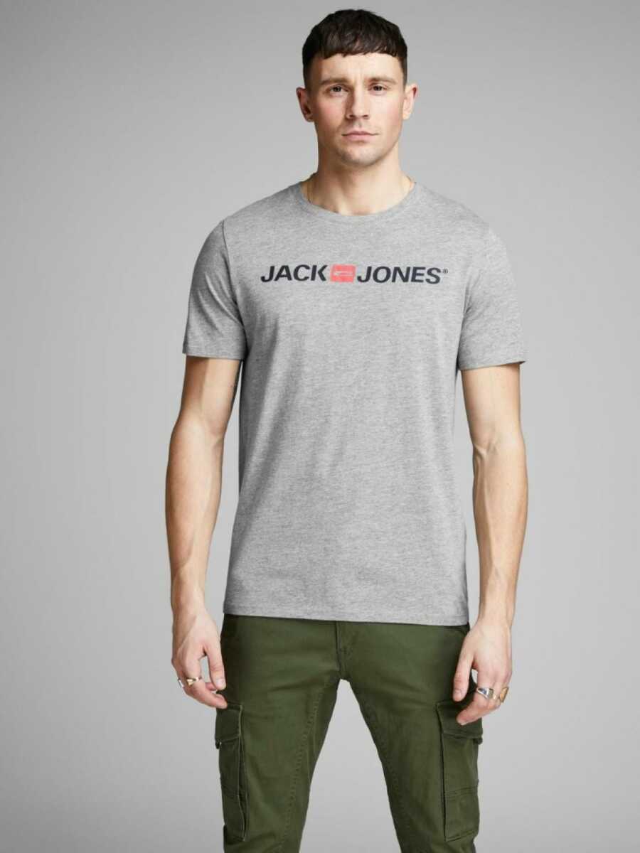Jack Jones Logo Crew Neck Noos Erkek Tişört 12137126 - 1