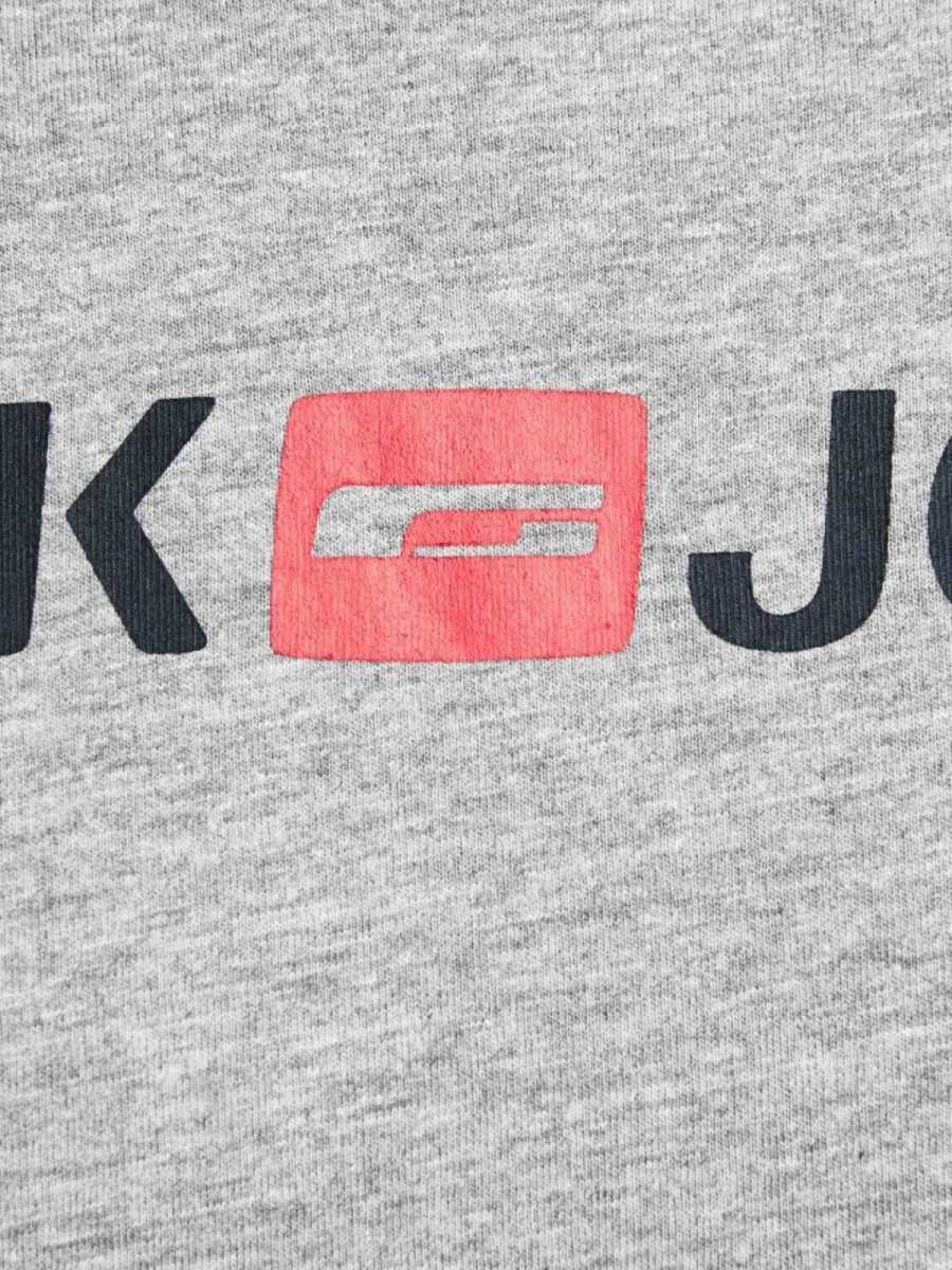 Jack Jones Logo Crew Neck Noos Erkek Tişört 12137126 - 4
