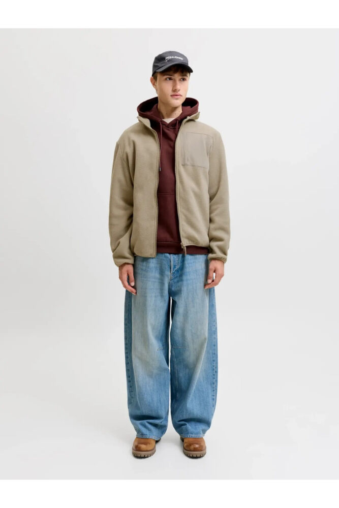 Jack Jones Mason Fleece Erkek Polar 12299072 (1)