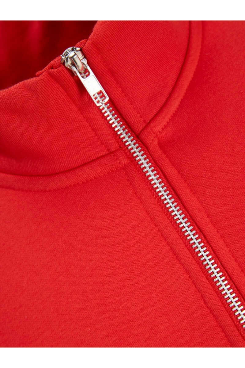 Jack Jones Newove Regular Fit Fermuarlı Yaka Erkek Sweat 12299799 - 4