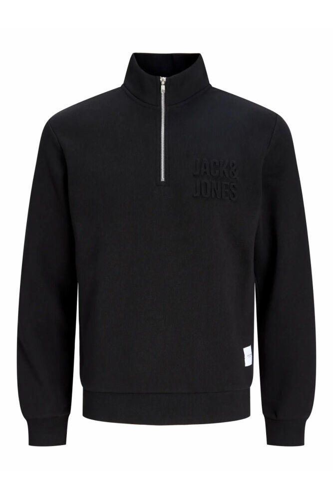 Jack Jones Newove Regular Fit Fermuarlı Yaka Erkek Sweat 12299799