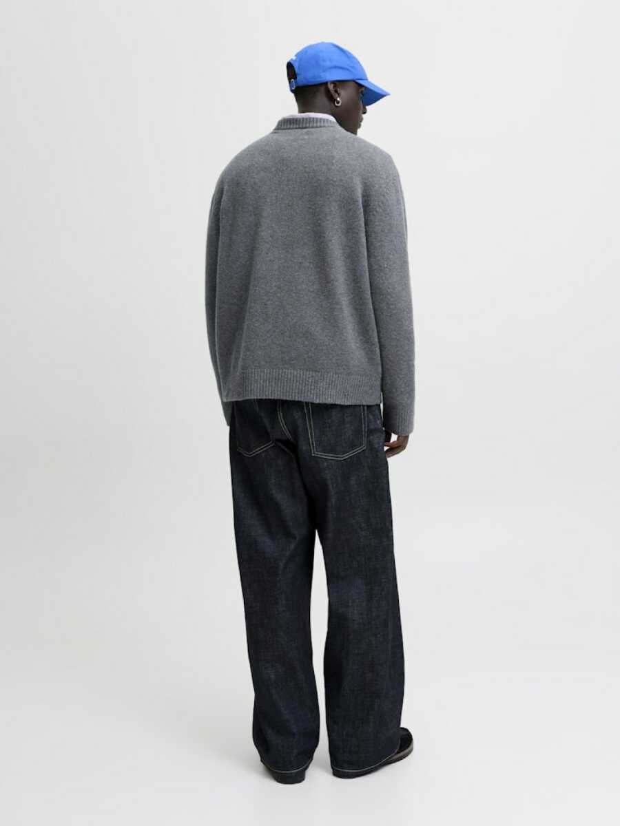 Jack Jones Norrebro Bisiklet Yaka Loose Fit Erkek Kazak 12282728 - 4