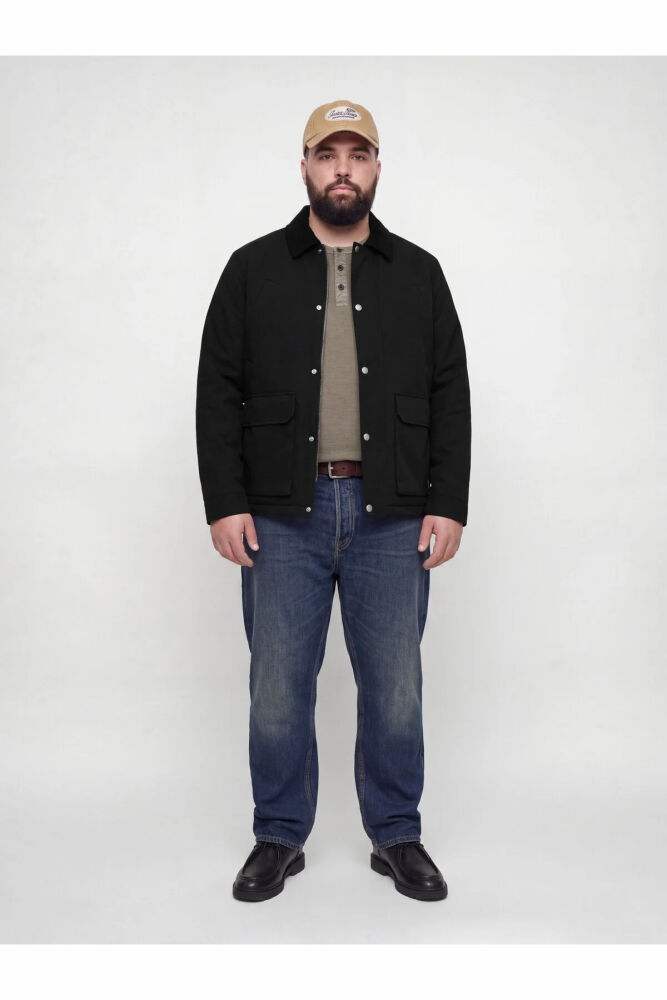 Jack Jones Norrebro Padded Barn Büyük Beden Erkek Ceket 12307768 (1)
