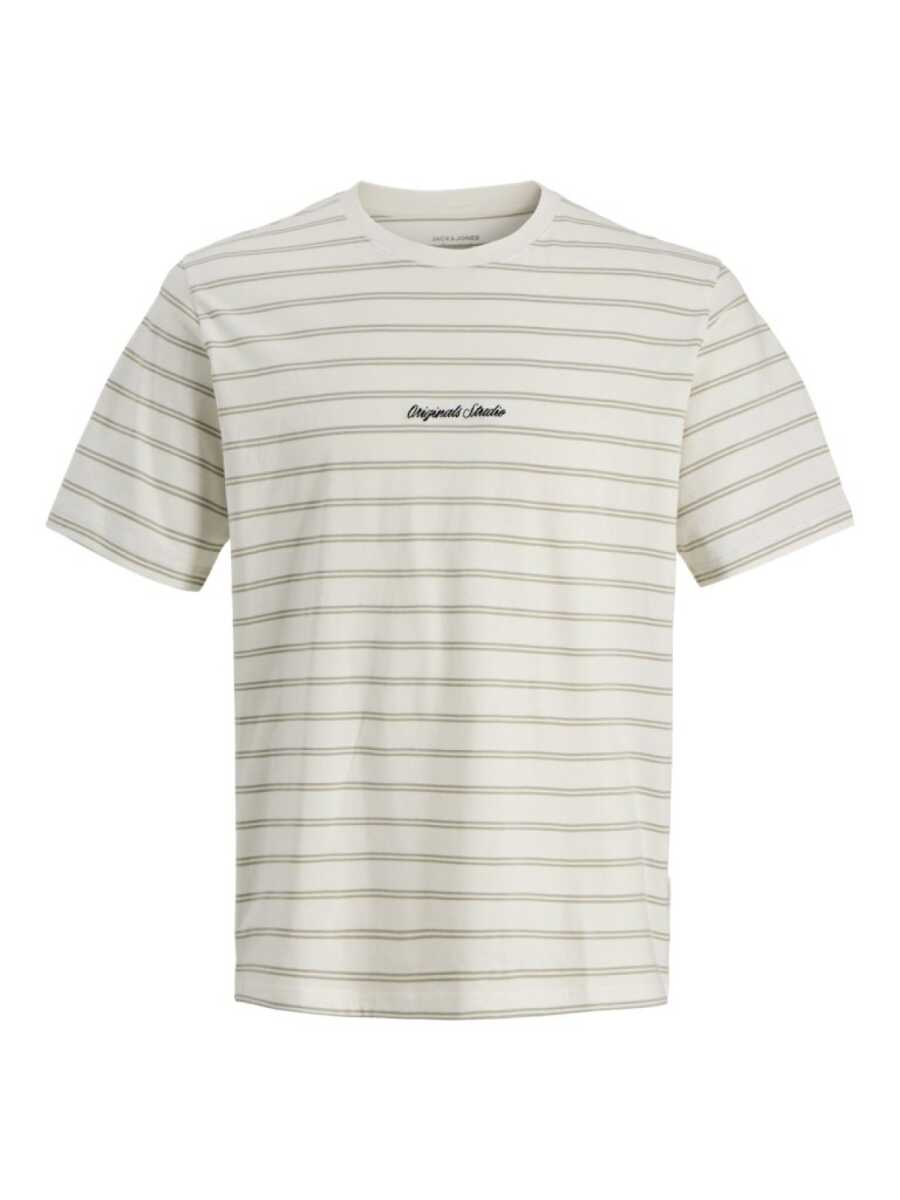 Jack Jones Norrebro Strıpe Çizgili Relax Fit Erkek Tişört 12291021 - 5