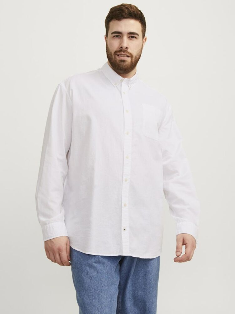 Jack Jones Oxford Plus Büyük Beden Erkek Gömlek 12190444