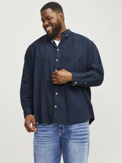 Jack Jones Oxford Plus Büyük Beden Erkek Gömlek 12190444