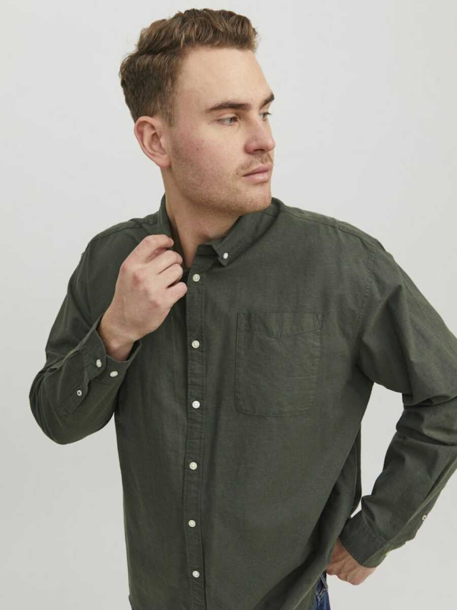 Jack Jones Oxford Plus Büyük Beden Erkek Gömlek 12190444 - 3