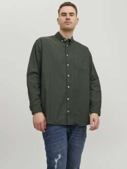 Jack Jones Oxford Plus Büyük Beden Erkek Gömlek 12190444