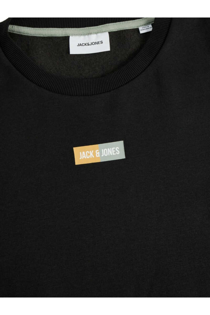Jack Jones Pan Regular Fit Bisiklet Yaka Erkek Sweat 12310759 - 4