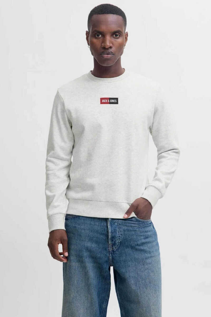 Jack Jones Pan Regular Fit Bisiklet Yaka Erkek Sweat 12310759 - 1