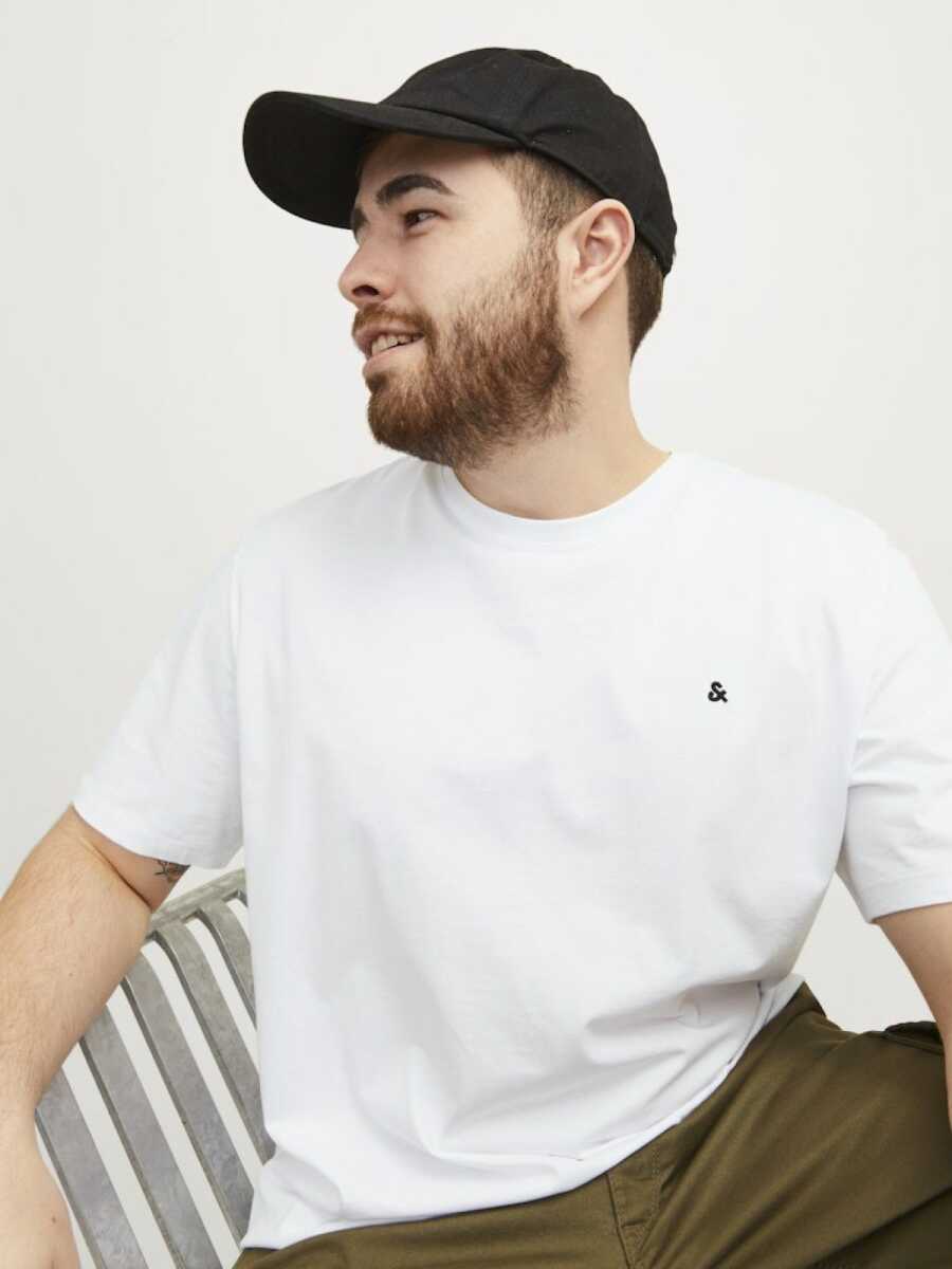 Jack Jones Peulos Büyük Beden Erkek Tişört 12253778 - 5