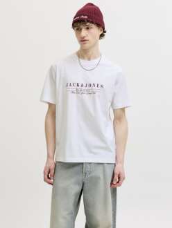 Jack Jones Savona Brandıng Relaxed Fit Erkek Tişört 12310071
