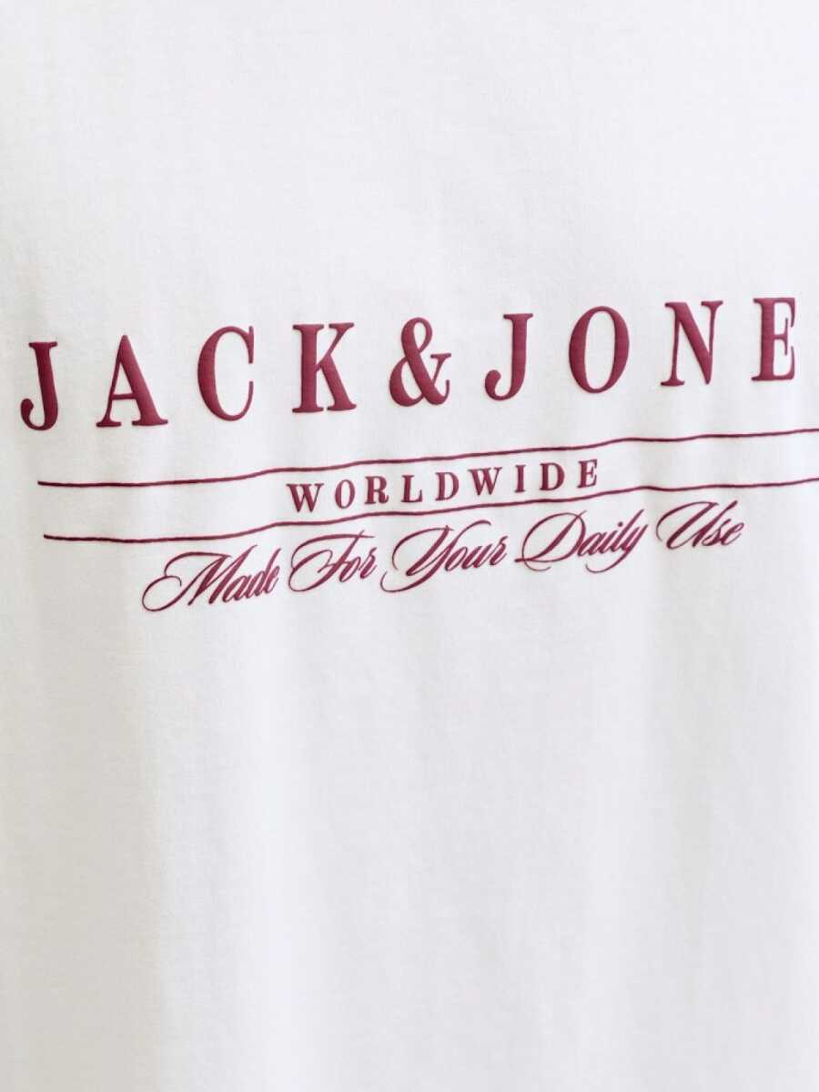 Jack Jones Savona Brandıng Relaxed Fit Erkek Tişört 12310071 - 7