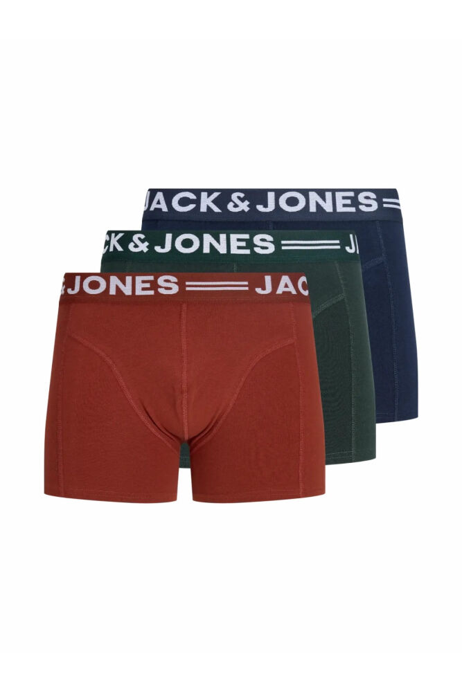 Jack Jones Sense 3 Lü Paket Erkek Boxer 12081832