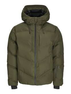 Jack Jones Slay Heat Qulted Puffer Erkek Mont 12260482 
