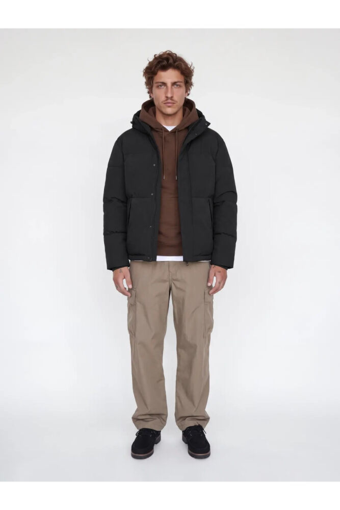 Jack Jones Soho Kapüşonlu Puffer Erkek Mont 12298862 (1)