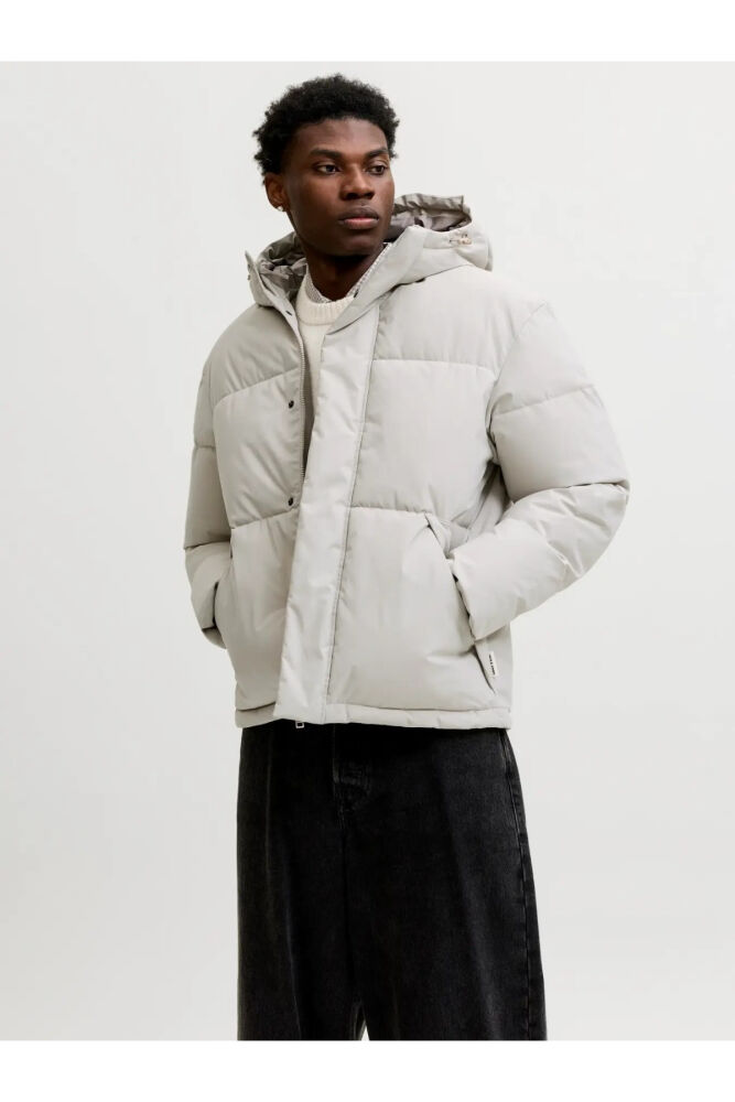 Jack Jones Soho Kapüşonlu Puffer Erkek Mont 12298862