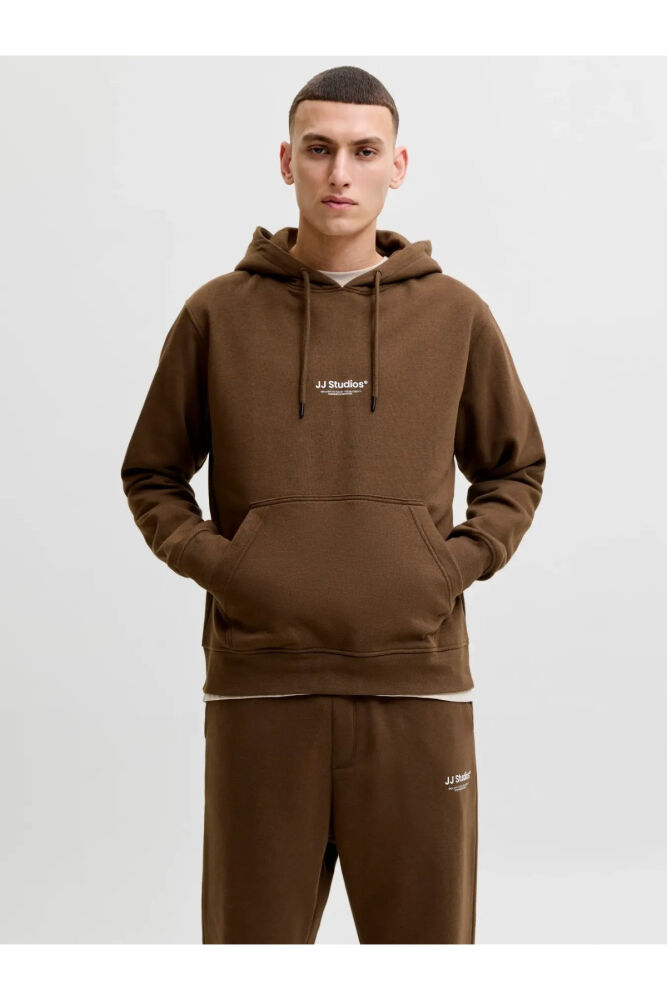 Jack Jones Soho Relax Fit Kapüşonlu Erkek Sweat 12278789