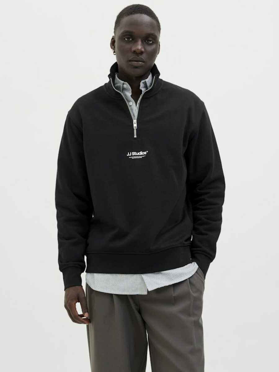 Jack Jones Soho Relax Fit Yaka Fermuarlı Erkek Sweat 12278793 - 2
