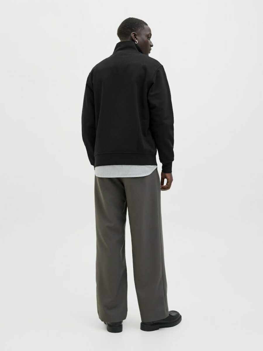 Jack Jones Soho Relax Fit Yaka Fermuarlı Erkek Sweat 12278793 - 4