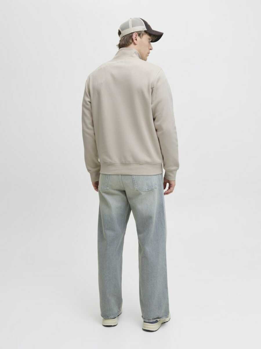 Jack Jones Soho Relax Fit Yaka Fermuarlı Erkek Sweat 12278793 - 3