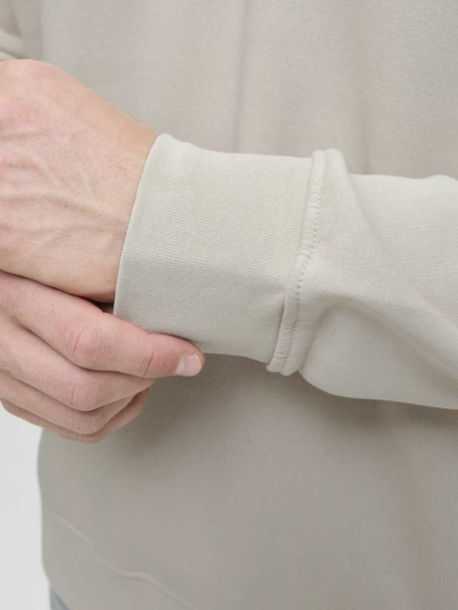 Jack Jones Soho Relax Fit Yaka Fermuarlı Erkek Sweat 12278793 - 5