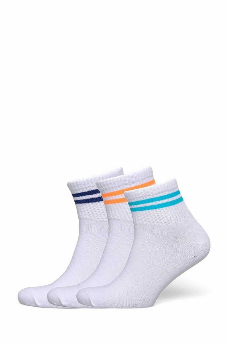 Jack Jones Solıd 3 Lü Paket Erkek Çorap 12292974 - 1