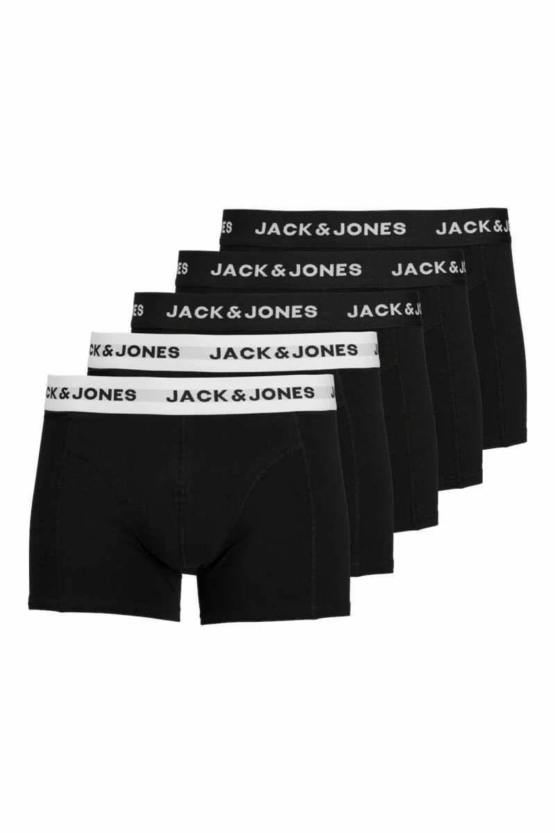 Jack Jones Solıd 5 Li Paket Erkek Boxer 12254366 - 1
