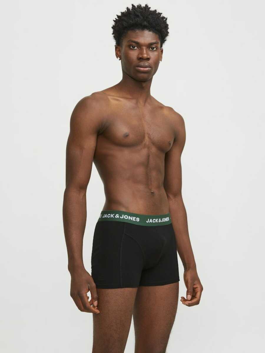 Jack Jones Solıd 5 Li Paket Erkek Boxer 12254366 - 2