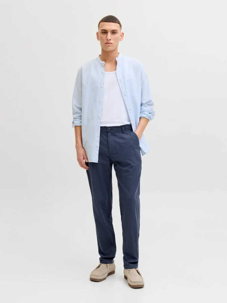 Jack Jones Tace Summer Lınen Blend Tapared Fit Erkek Chino Pantolon 12248604 - 3