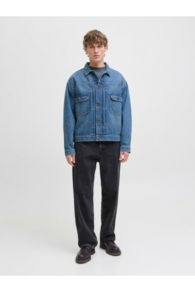 Jack Jones Ted Straight Fit Orjinal Erkek Jean Pantolon 12303799 (1)